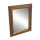 Antique gold and wood style mirror