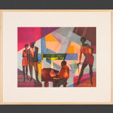 Club Night, Screen Printing on thick Paper, 97 x 81 cm