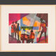 Club Night, Screen Printing on thick Paper, 97 x 81 cm