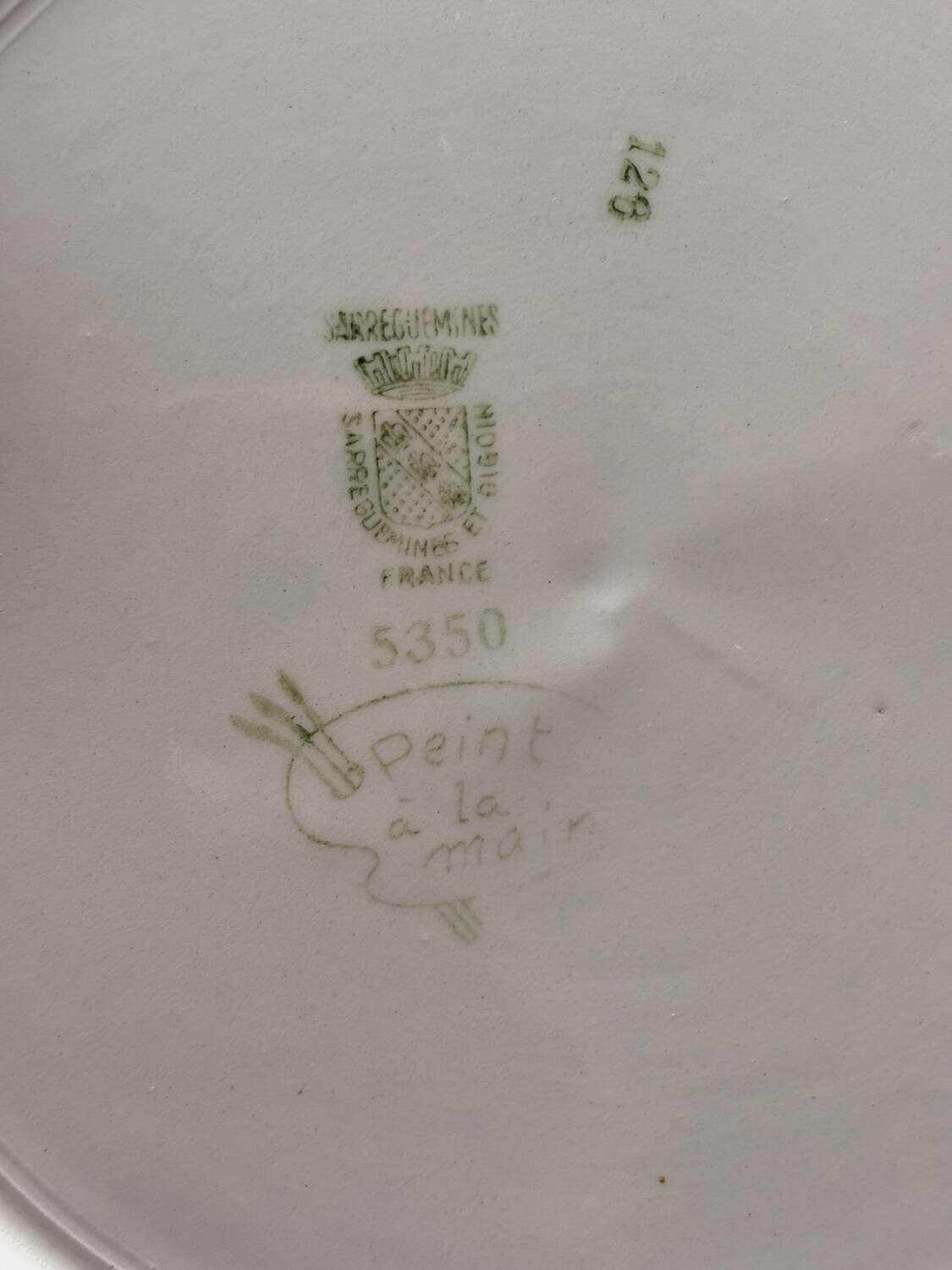 Sarreguemines dessert plates