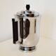 Old tea maker art deco metal and wood