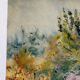 The vegetable garden, oil on canvas signed Lohezic 1974.
