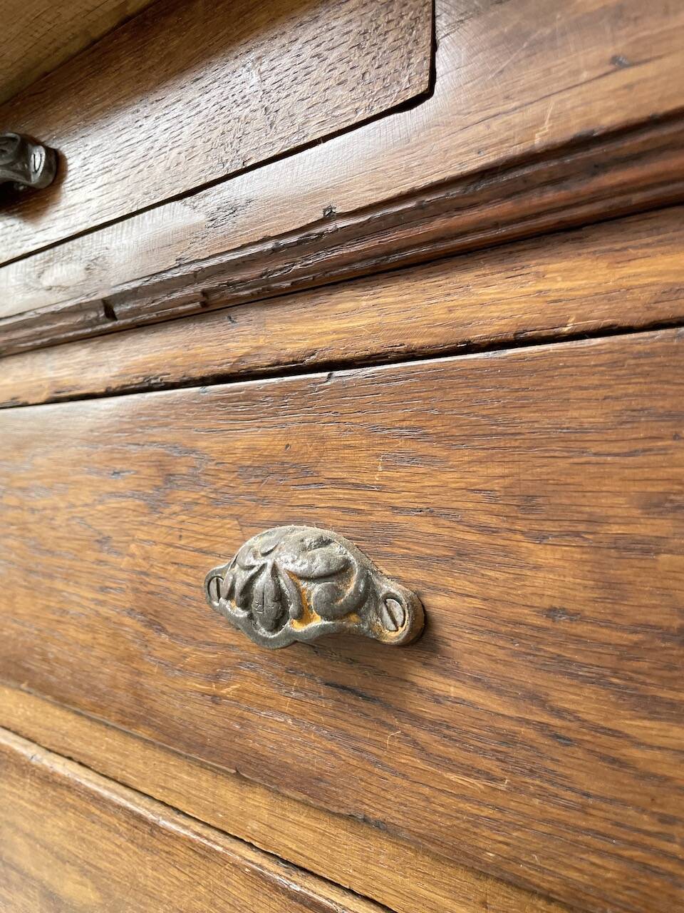 Comptoir en chêne drapier chêne 1900