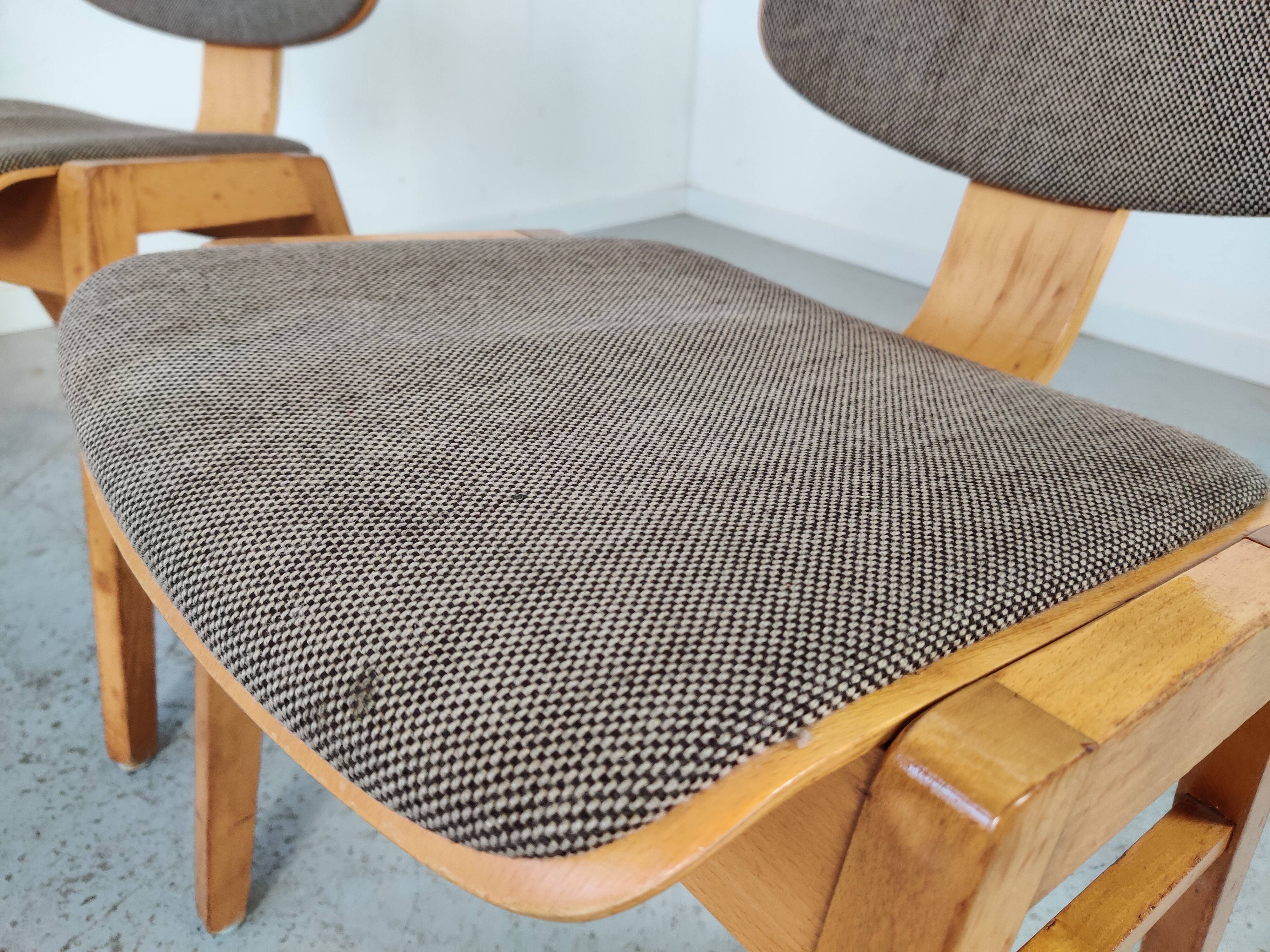 6 vintage Scandinavian chairs 70s