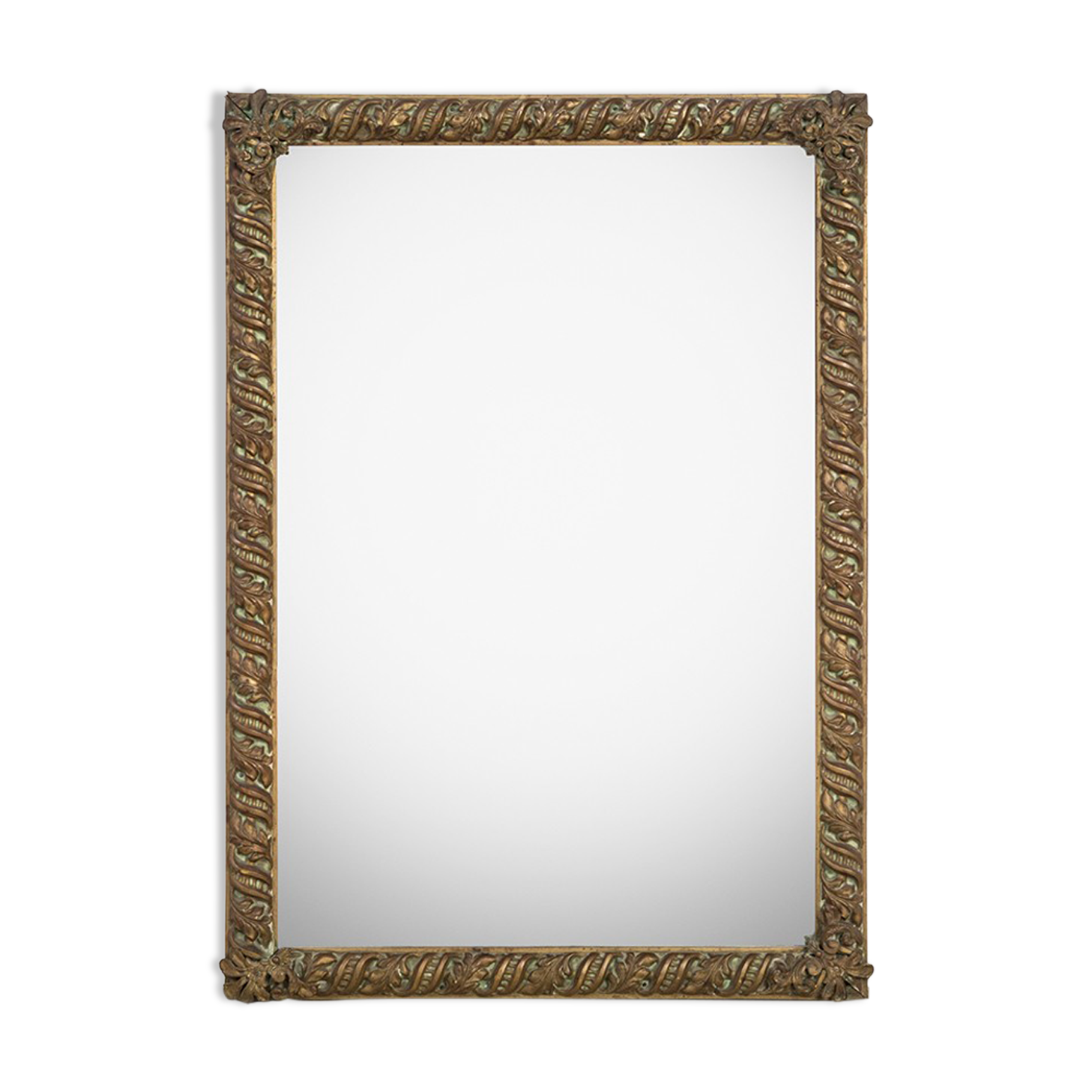 Copper rectangular mirror - 84x59cm