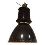 Large industrial enamel lamps, 1950s - vintage industrial ceiling light