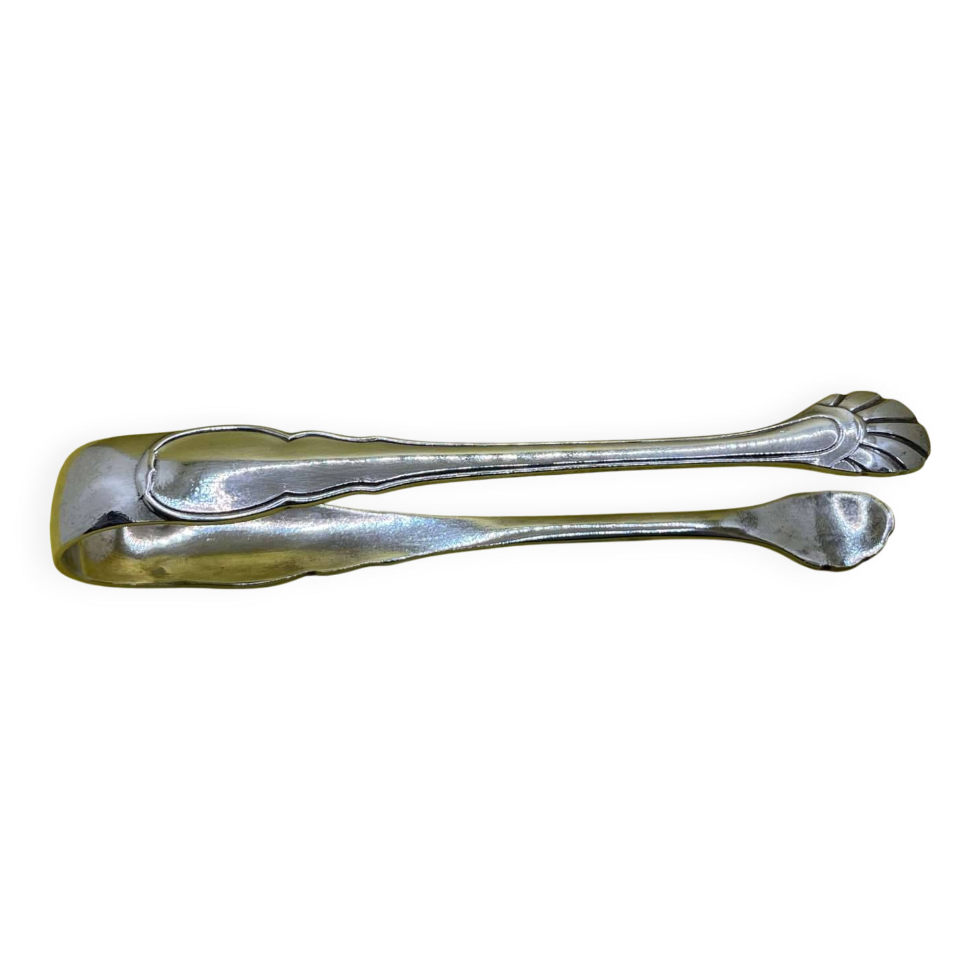 Pince à sucre en métal argenté boulenger