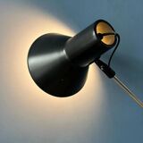 Vintage adjustable black floor lamp in style of Hoogervorst
