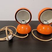 duo of artemide-milano eclisse lamps by vico magistretti
