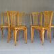 Set of 6 THONET chairs N°732 - 1914 - new canework - Viennese Secession.