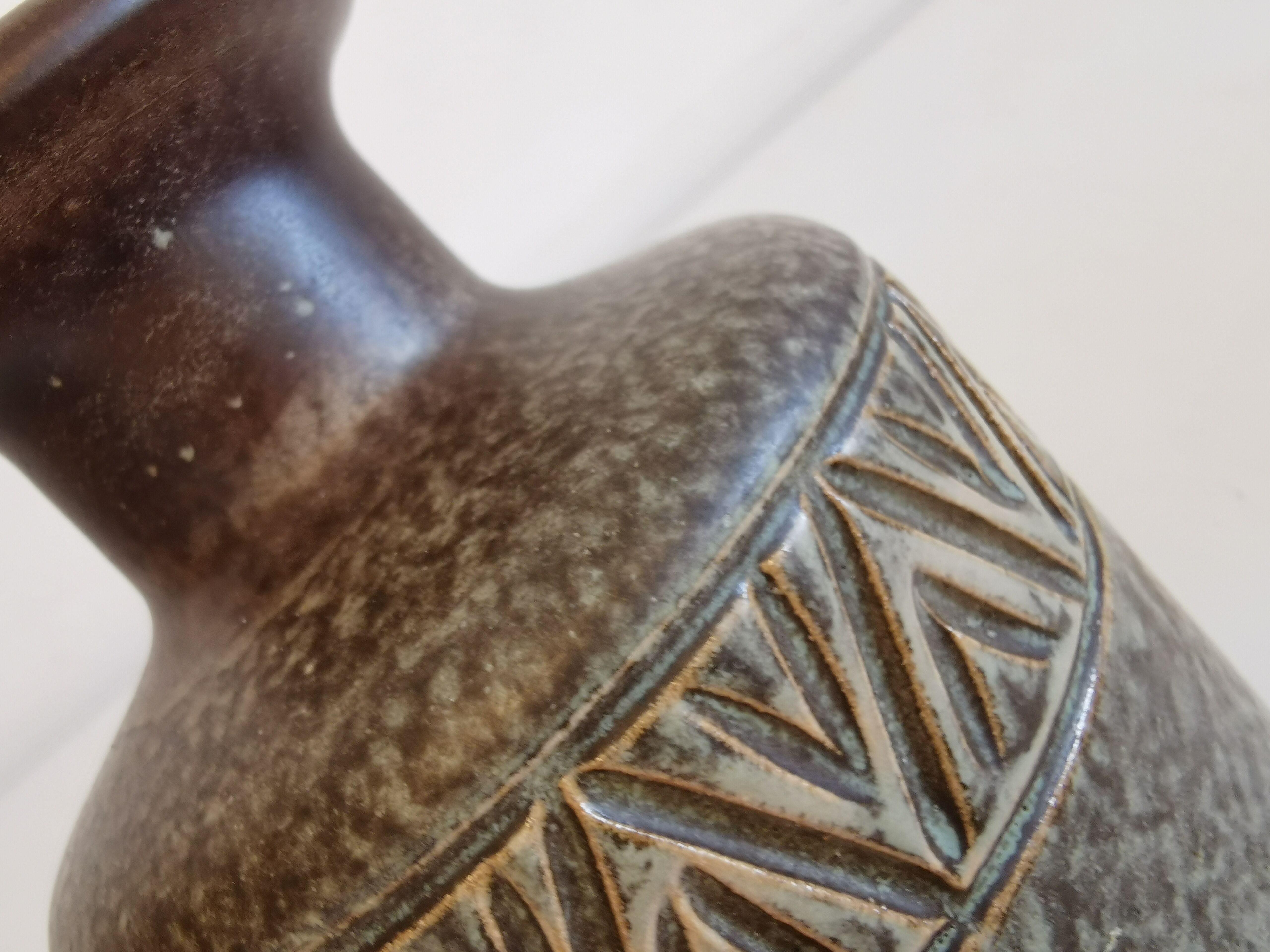 Ceramic vase from Danish Johgus, estimated 1960s-70s