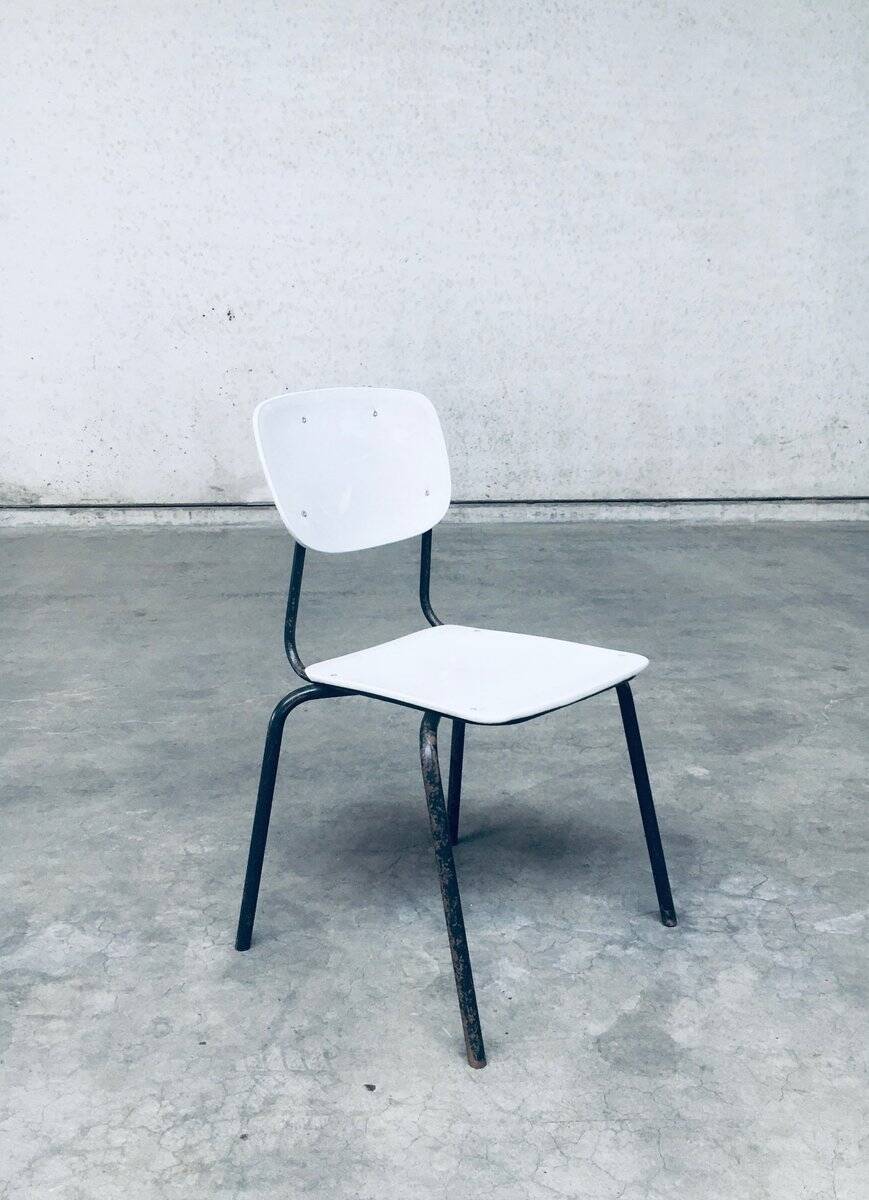 Industrial Dutch Stacking Chairs, 1960s, Set of 10