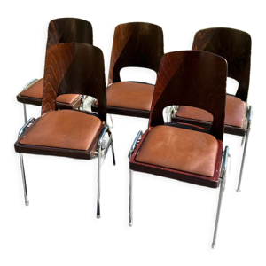 Lot de 5 chaises Baumann