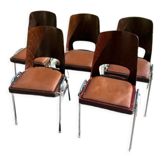 Lot de 5 chaises Baumann