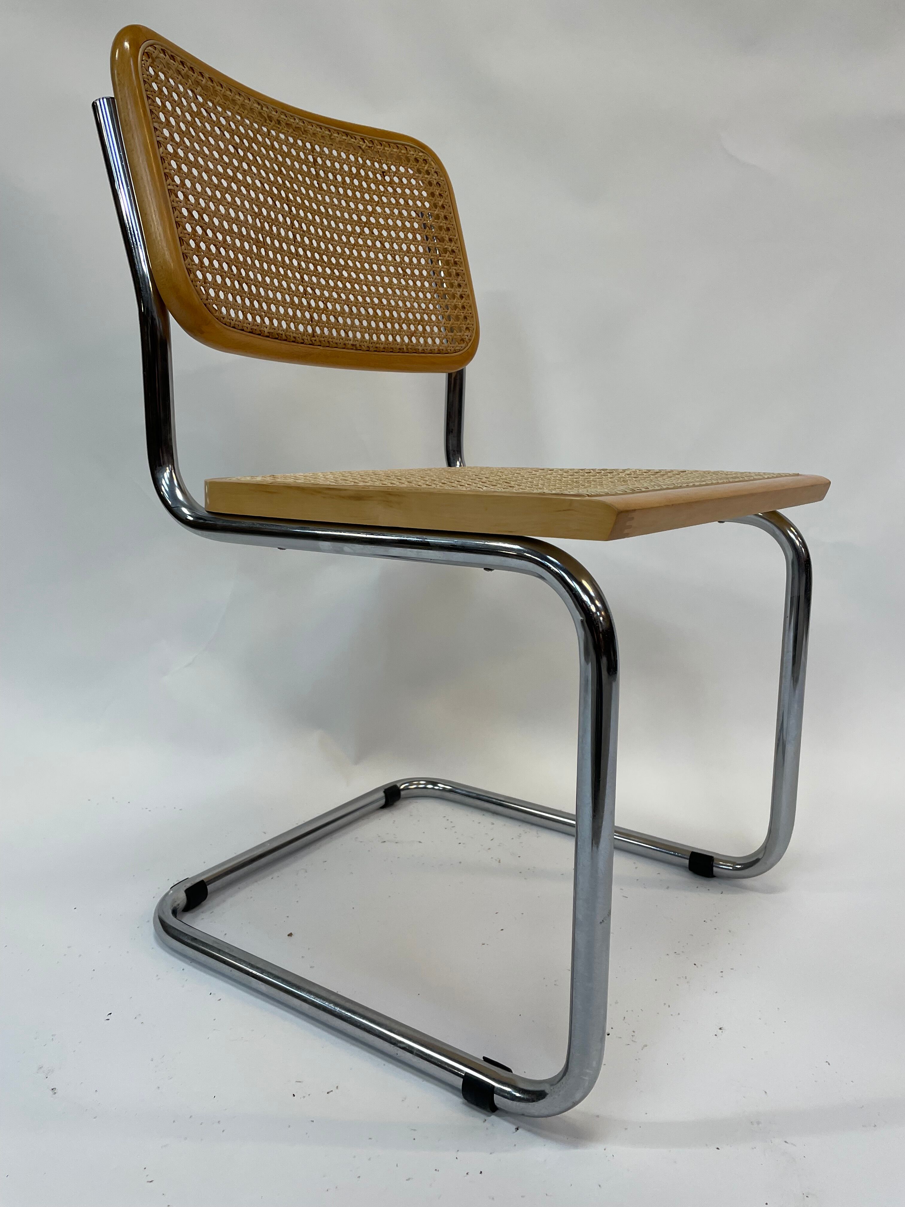 Cesca design chair b32 model in chrome