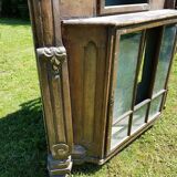 18th-eme s polychrome fir showcase