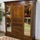 Armoire dressing anglaise en acajou 19ème