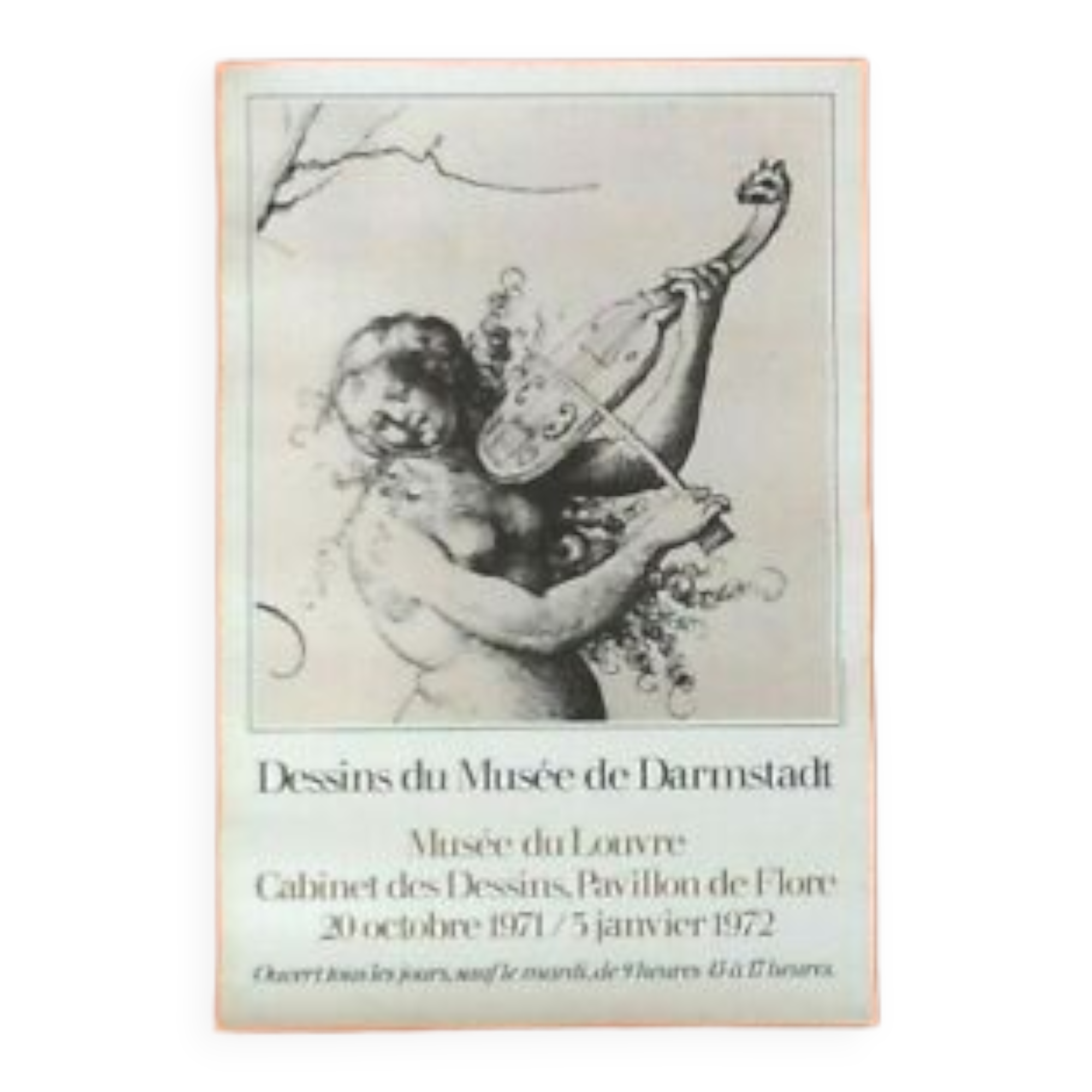 Poster Drawings of the Museum of Darmstadt Louvre Museum