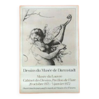 Affiche Dessins du Musée de Darmstadt Musée du Louvre