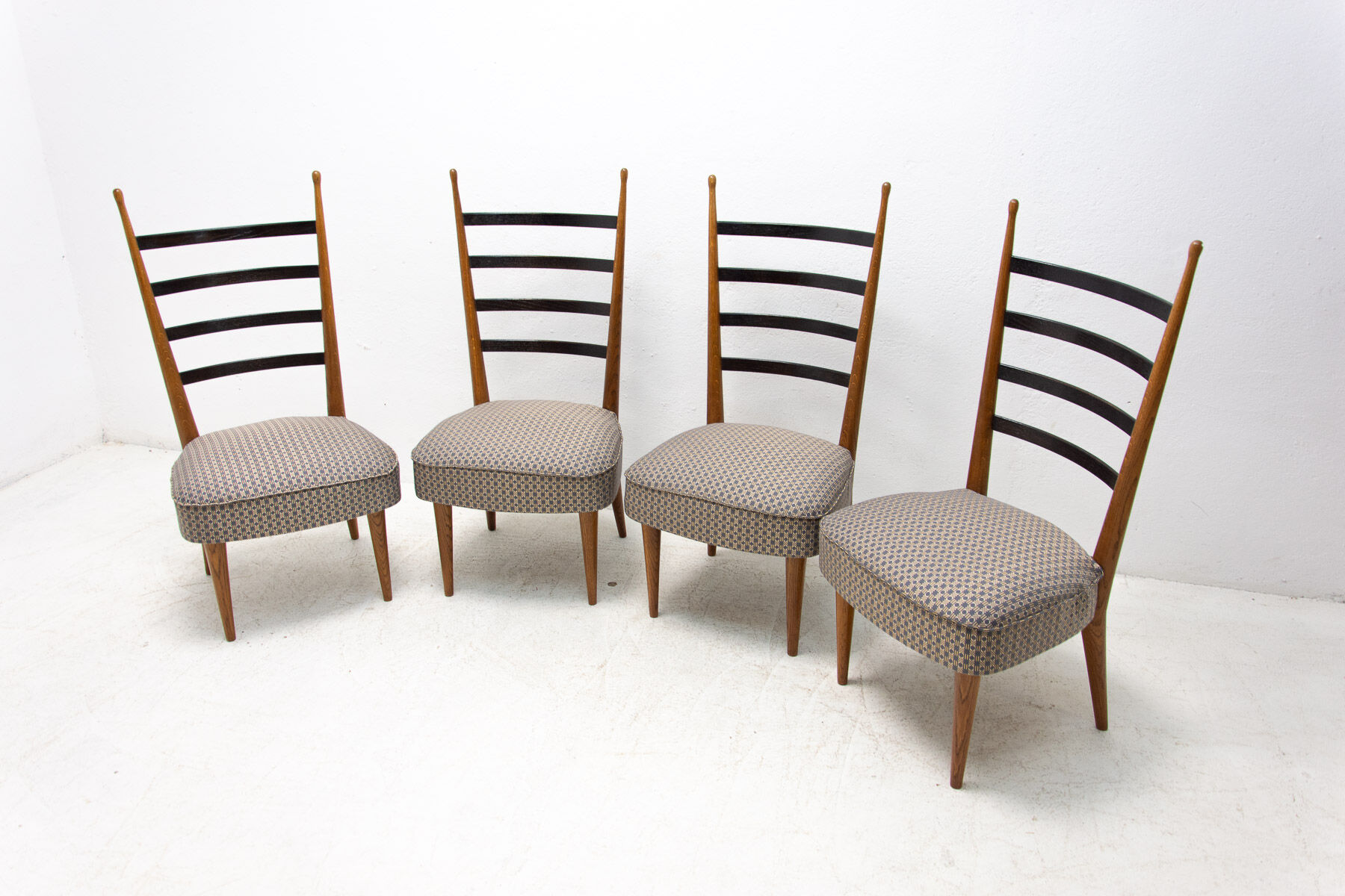 Chaises de salle à manger par Josef Pehr, Tchécoslovaquie, années 1940