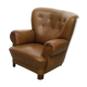 Vintage Denmark leather club Chair