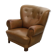 Vintage Denmark leather club Chair