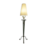 Lampadaire en fer forgé des années 1940