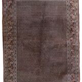 Tapis Seraband indien vintage en laine fait main – 170 x 237 cm - 1C1034