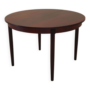 Table ronde en palissandre,