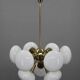 Kamenicky Senov Sputnik Chandelier, 9-Flame, 1970s, Good Condition