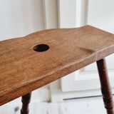 Tabouret de traite rustique