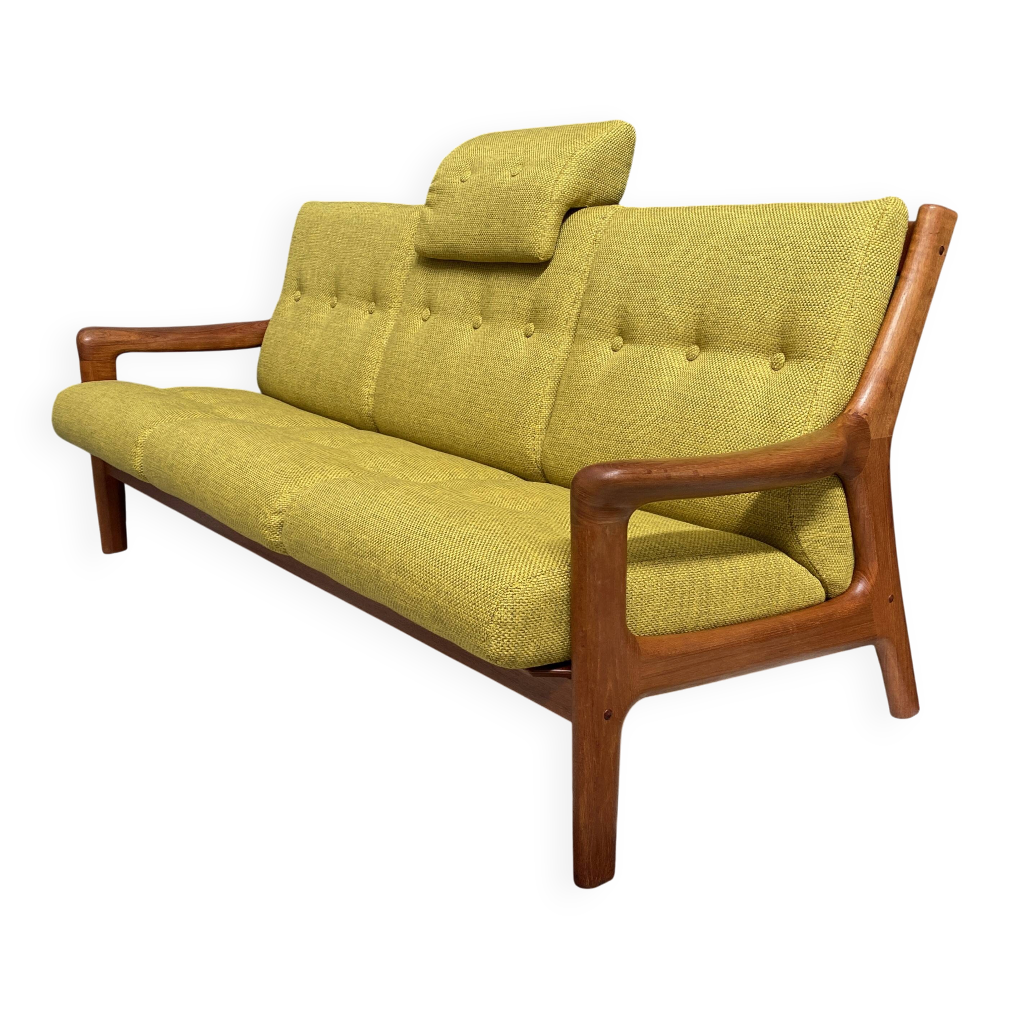 Gustav Thams teak 3-seat sofa for A/S Vejen Denmark