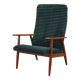 Velour armchair, Danish design, 1970s, production: Denmark