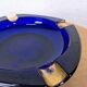 Cendrier "Cobalt & Or"