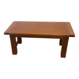 Solid blond oak coffee table