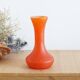 Art Nouveau vase in orange glass paste