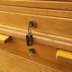 Large Wardrobe Secretary Curtains Wood Storage Vintage Year 50 60