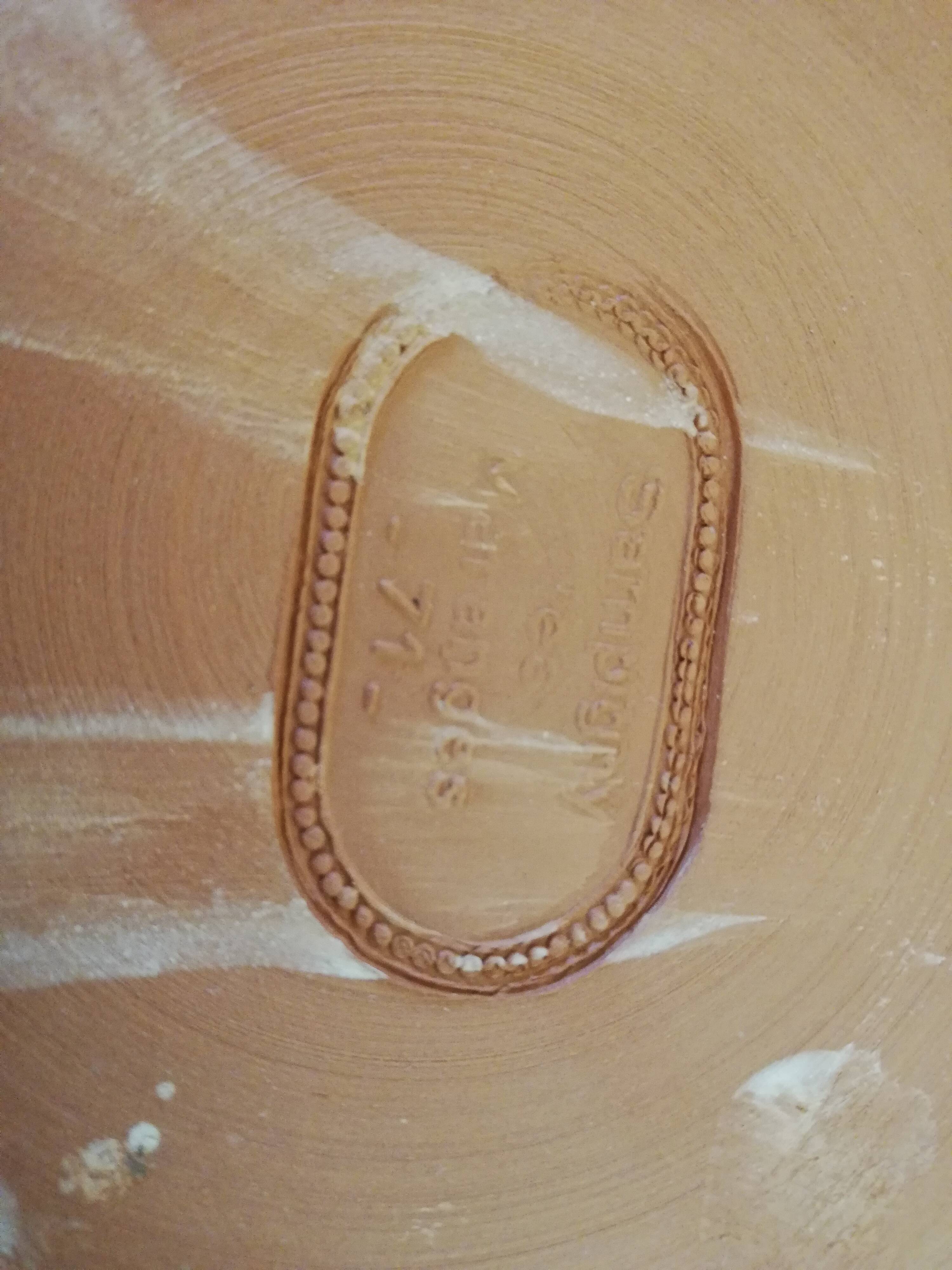 Glazed plate Sampigny-les-Maranges