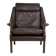 Fauteuil danois en cuir marron, 1960