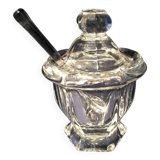 Baccarat crystal mustard pan harcourt missouri model tableware condiment