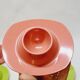 6 vintage plastic egg cups 1960s Schumm Plastic Style new in box