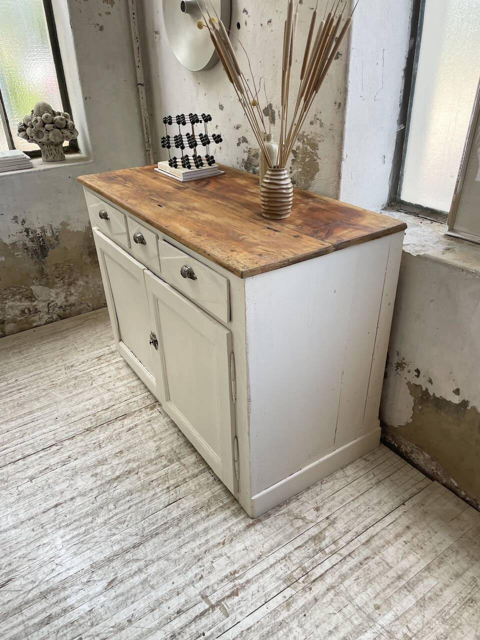 White patina sideboard craft furniture