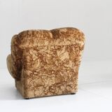 Vintage italian armchair velvet 1970s