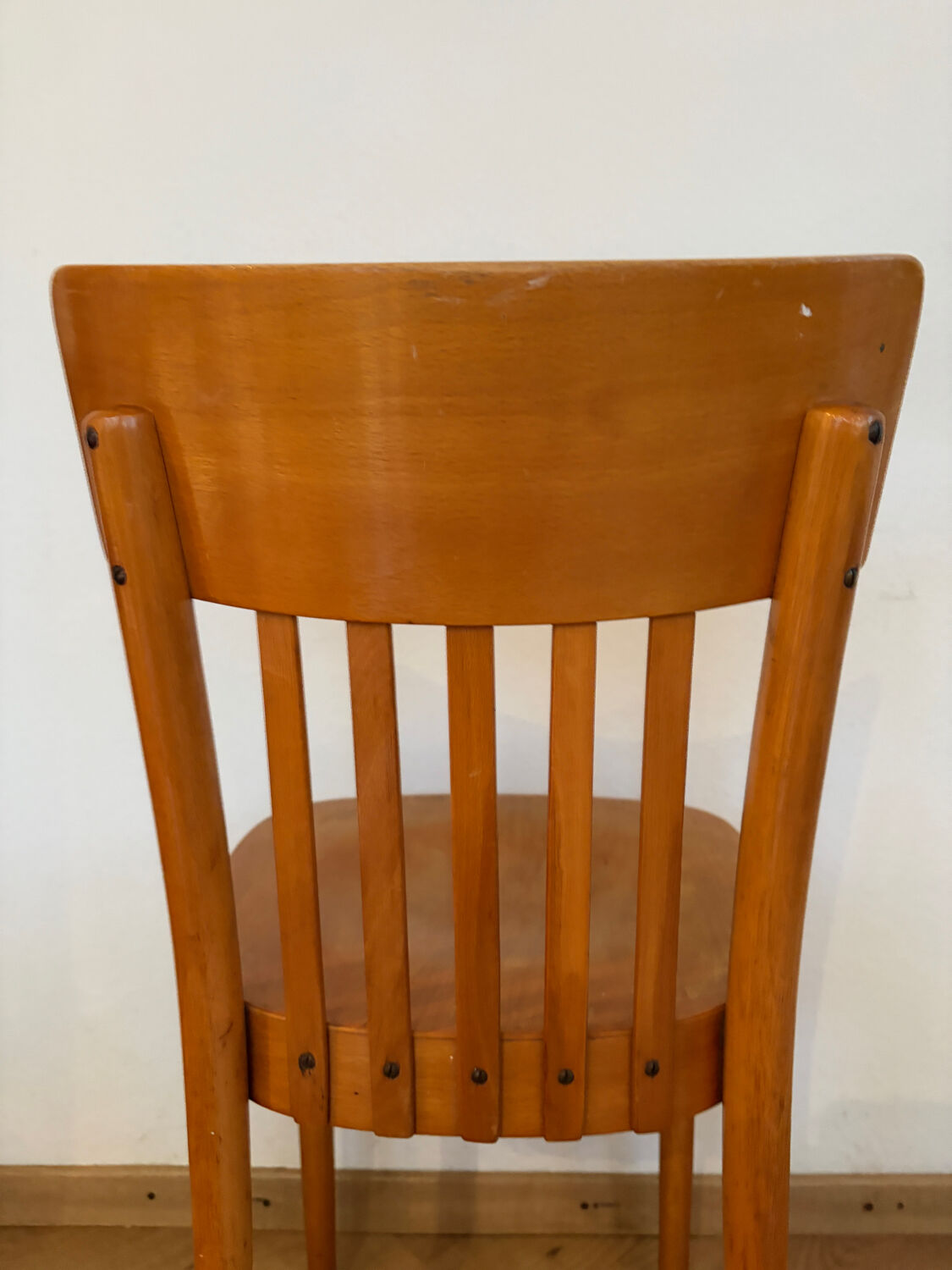 Pair of vintage bistro chairs, Netherlands, 1950s-60s