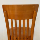 Pair of vintage bistro chairs, Netherlands, 1950s-60s