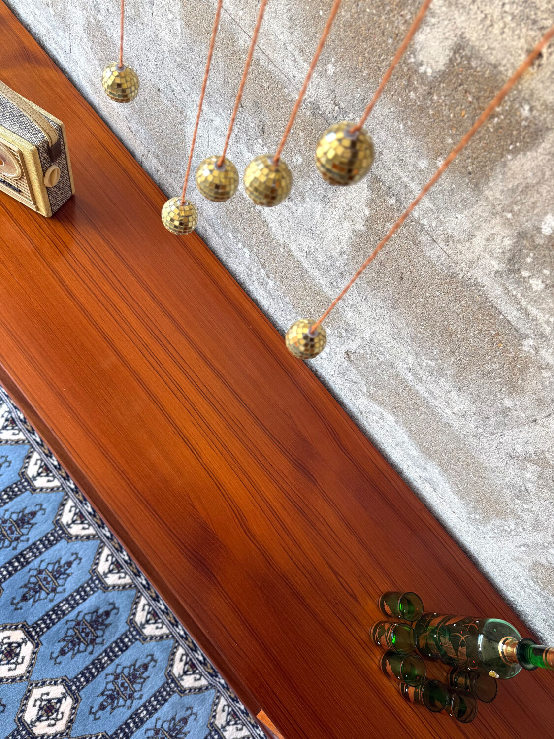 Vintage Scandinavian teak sideboard, 1960.
