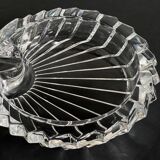 Vintage crystal shell ashtray