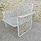 Openwork metal armchair, Talin, 70s