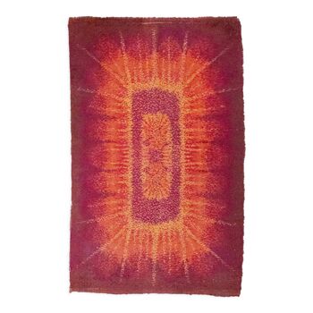 Tapis space age rouge