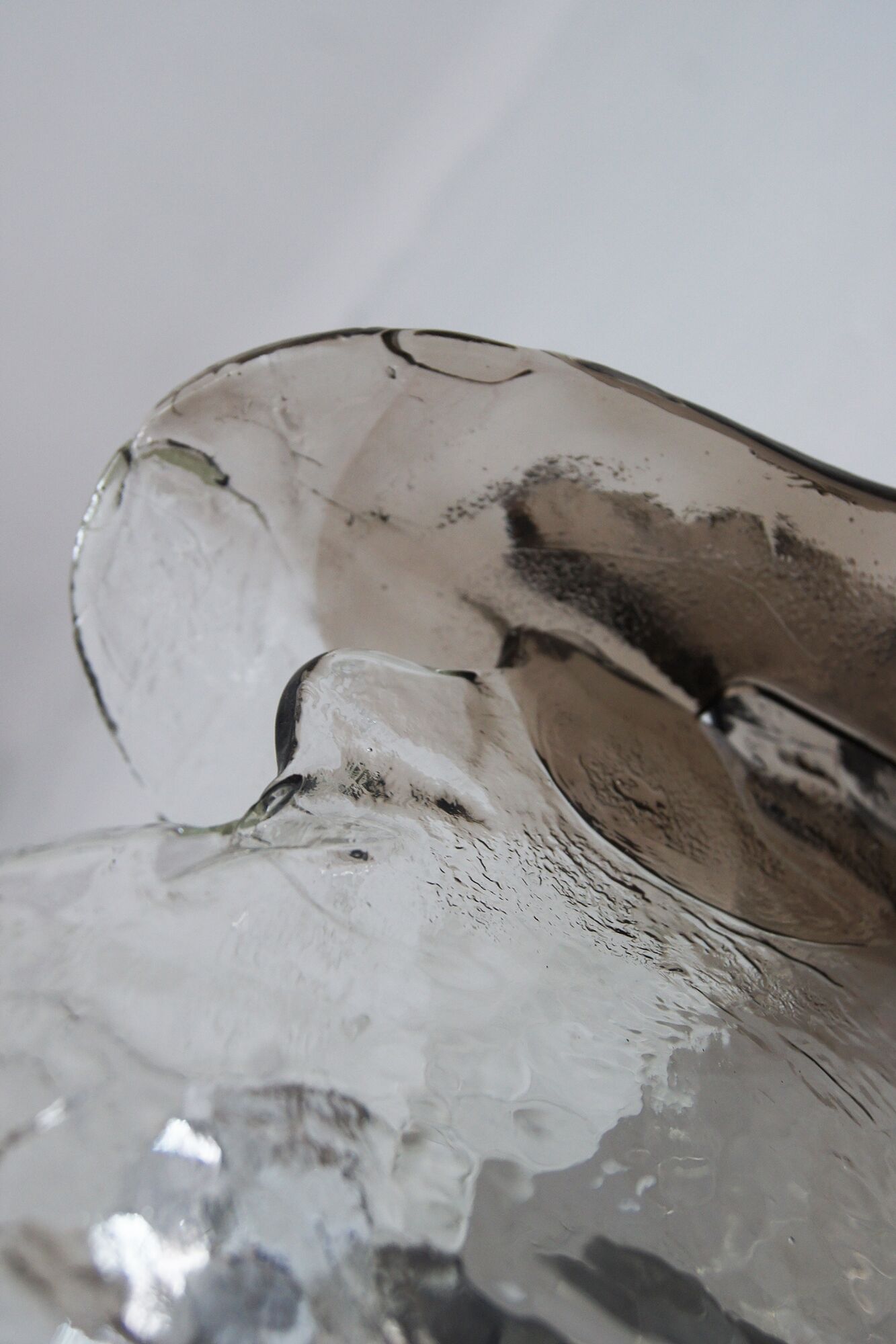 Italian Murano Glass Wall Lamps by Carlo Nason for Mazzega, 1970s, Set of 2